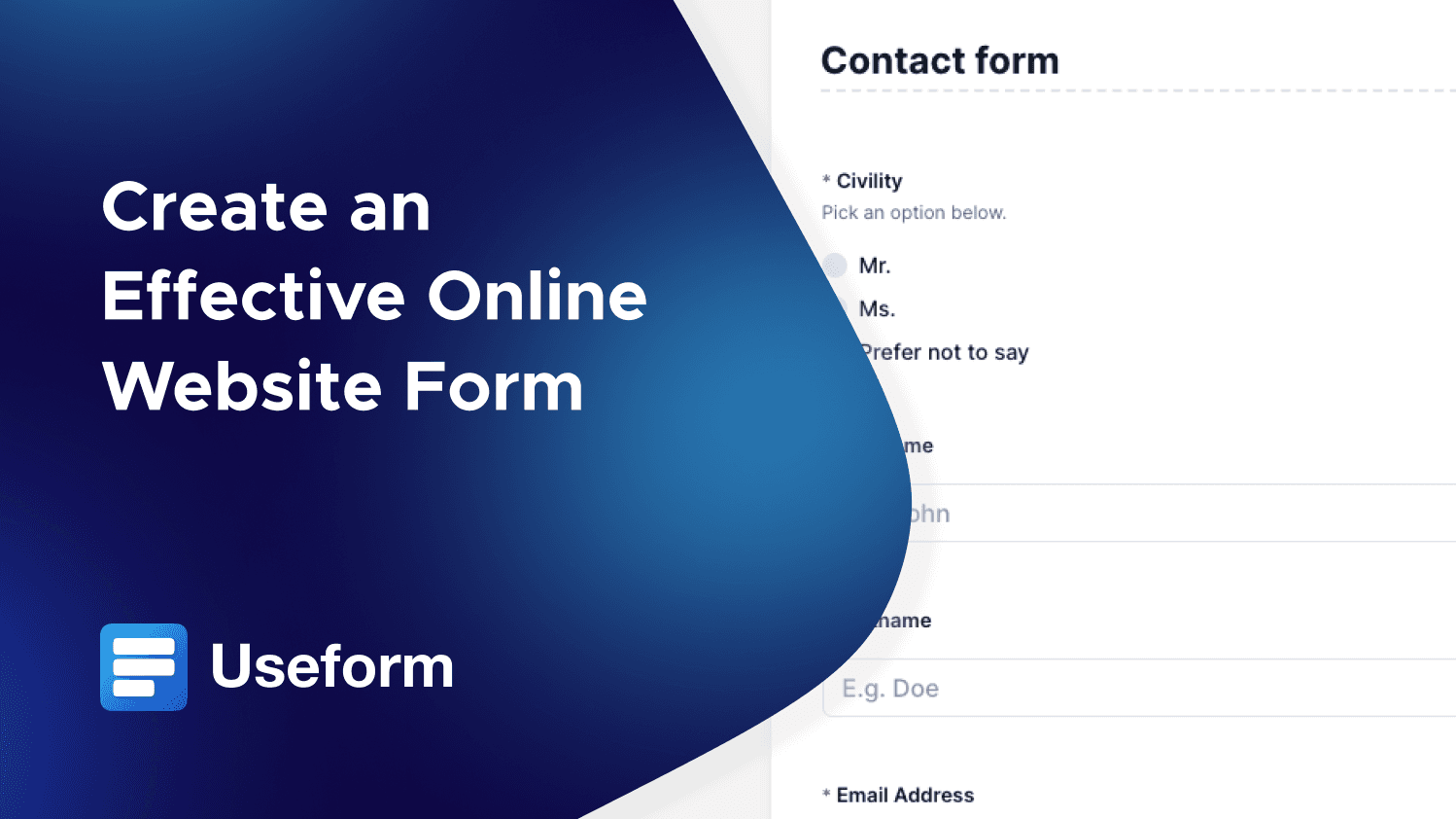Creating an Effective Website Email Form