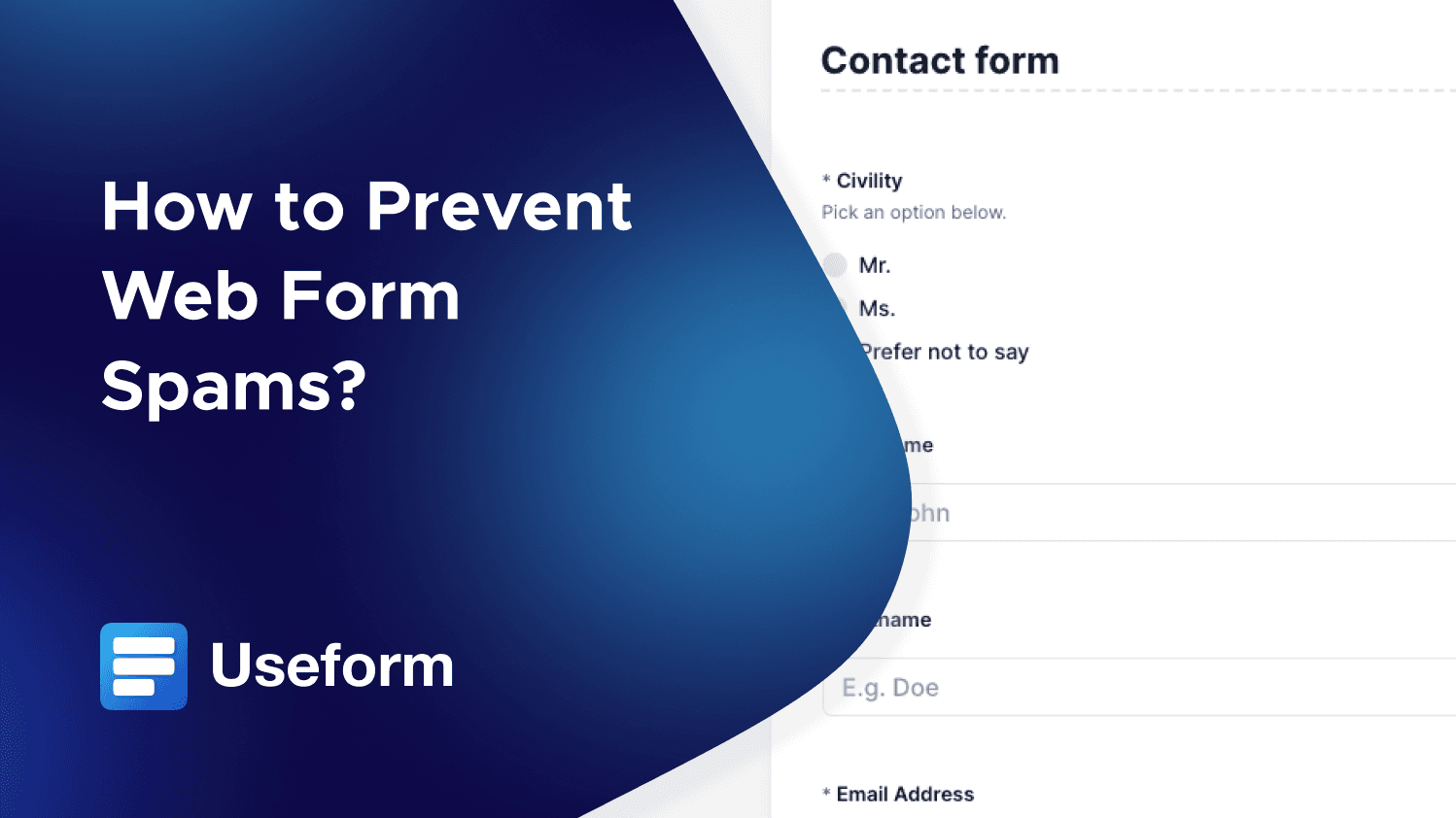 How to Prevent Spam in Online Forms?