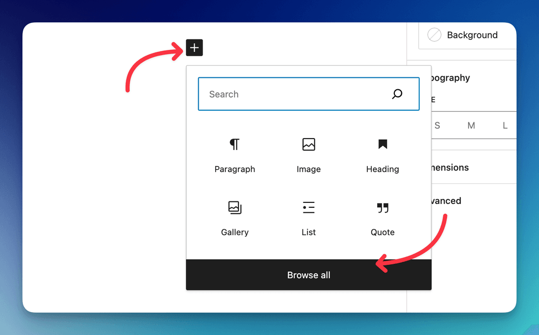 Add a new block on WordPress