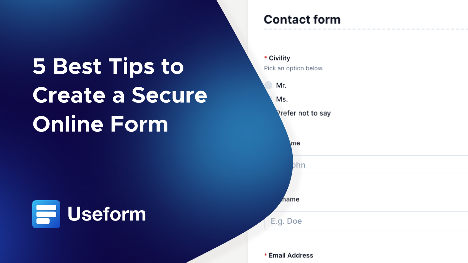 5 Best Tips to Create a Secure Online Form