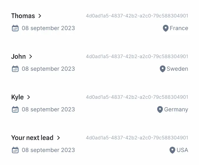 Easily extract leads from your Wix website
